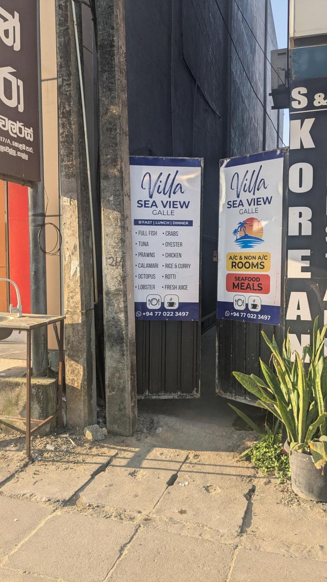 Villa Sea View Galle Kültér fotó